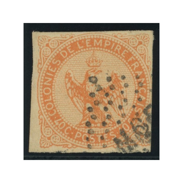 Aigle impériale YT 5 - 40 c. vermillon - Oblitere cote 20 euro