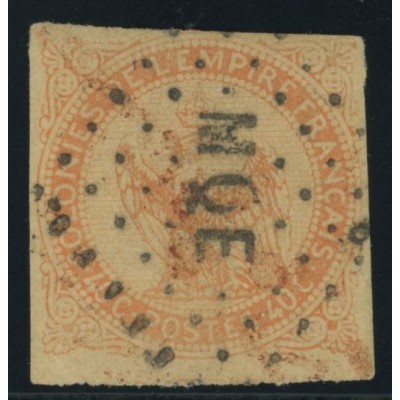 Aigle impériale YT 5 - 40 c. vermillon - Oblitere cote 20 euro