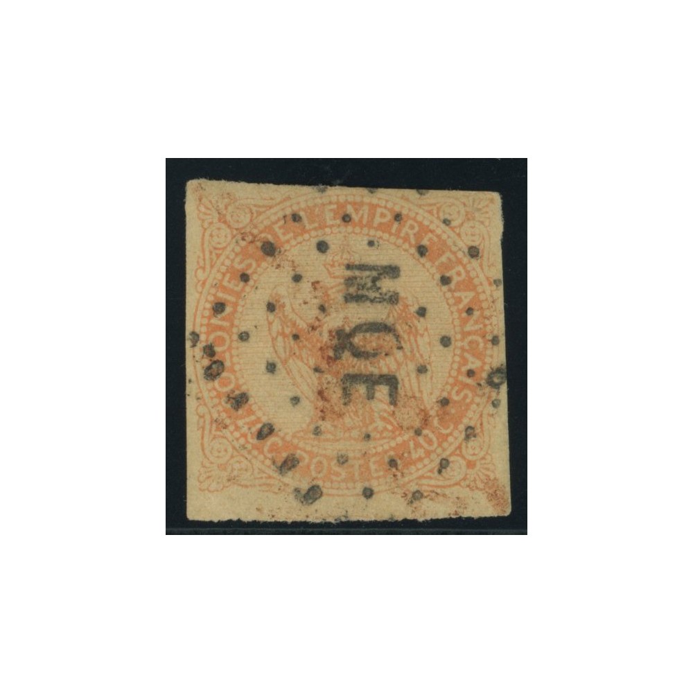 Aigle impériale YT 5 - 40 c. vermillon - Oblitere cote 20 euro