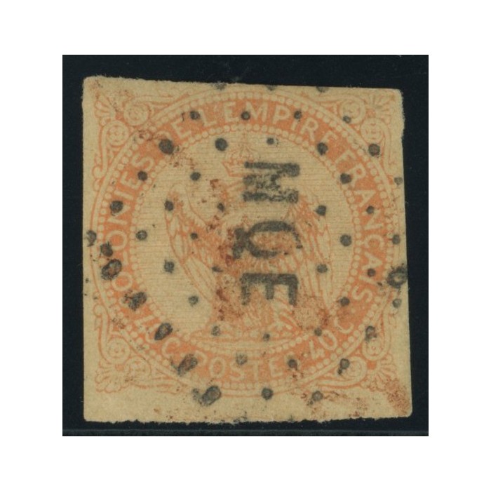 Aigle impériale YT 5 - 40 c. vermillon - Oblitere cote 20 euro