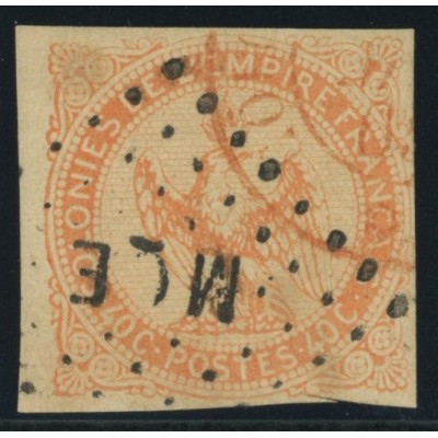 Aigle impériale YT 5 - 40 c. vermillon - Oblitere cote 20 euro