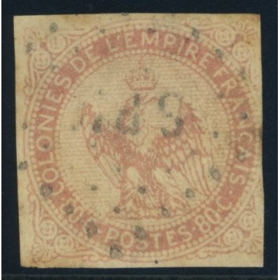 Aigle impériale YT 6 - 80 c. rose - Oblitere cote 75 euro