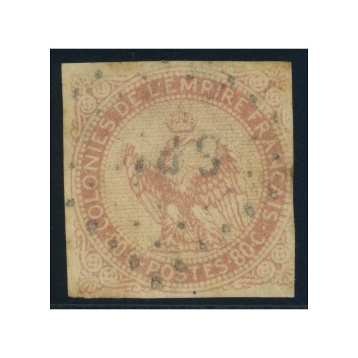 Aigle impériale YT 6 - 80 c. rose - Oblitere cote 75 euro