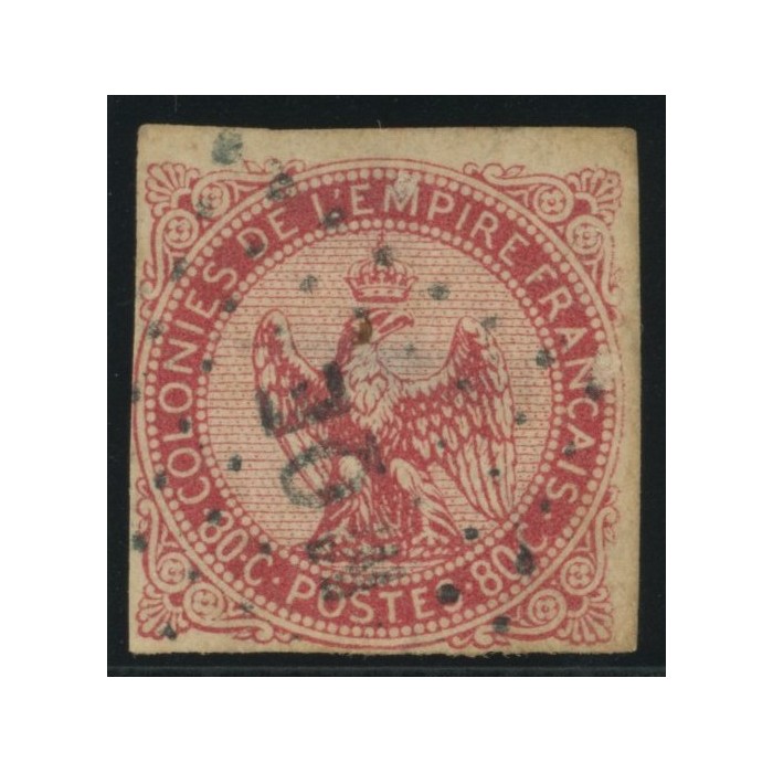 Aigle impériale YT 6 - 80 c. rose - Oblitere cote 75 euro