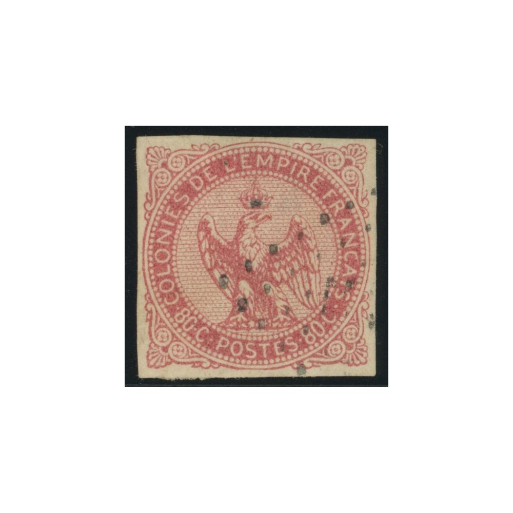 Aigle impériale YT 6 - 80 c. rose - Oblitere cote 75 euro