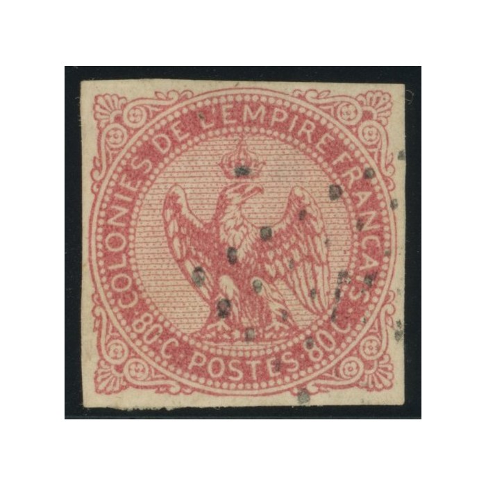 Aigle impériale YT 6 - 80 c. rose - Oblitere cote 75 euro