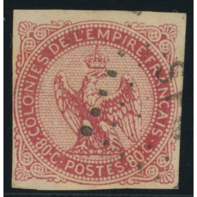 Aigle impériale YT 6 - 80 c. rose - Oblitere cote 75 euro