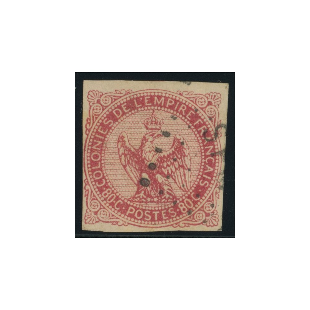 Aigle impériale YT 6 - 80 c. rose - Oblitere cote 75 euro
