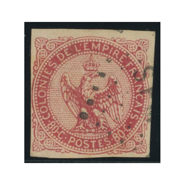 Aigle impériale YT 6 - 80 c. rose - Oblitere cote 75 euro