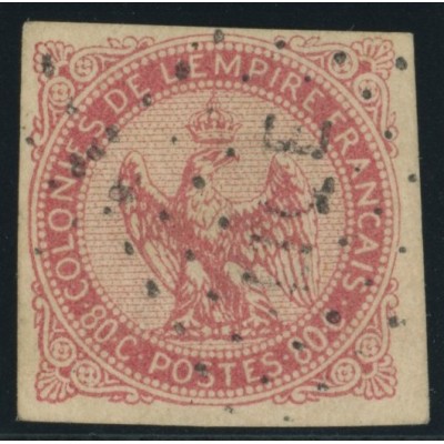 Aigle impériale YT 6 - 80 c. rose - Oblitere cote 75 euro