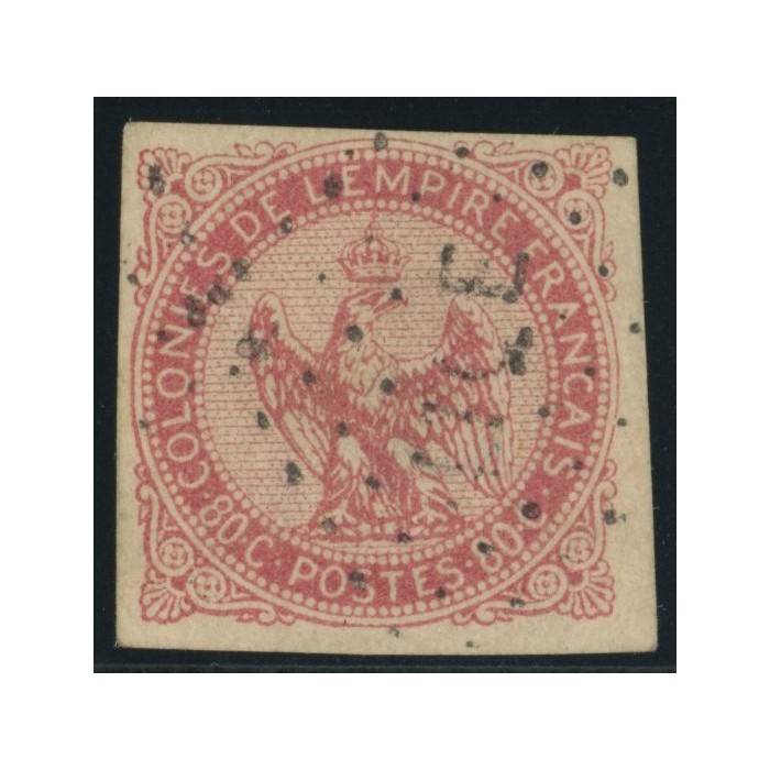 Aigle impériale YT 6 - 80 c. rose - Oblitere cote 75 euro