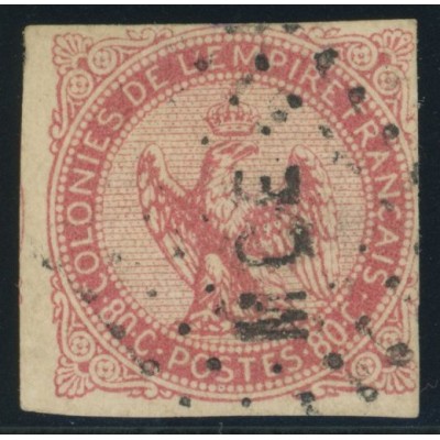 Aigle impériale YT 6 - 80 c. rose - Oblitere cote 75 euro