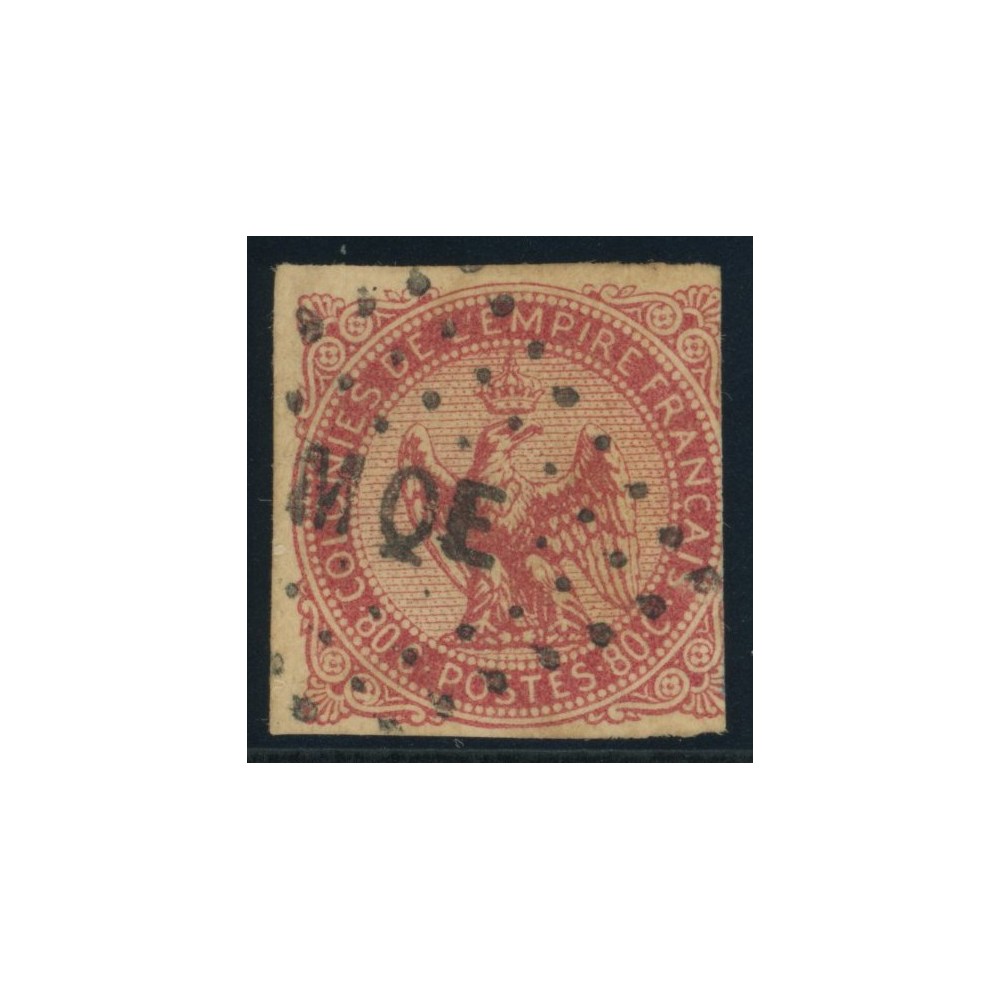 Aigle impériale YT 6 - 80 c. rose - Oblitere cote 75 euro