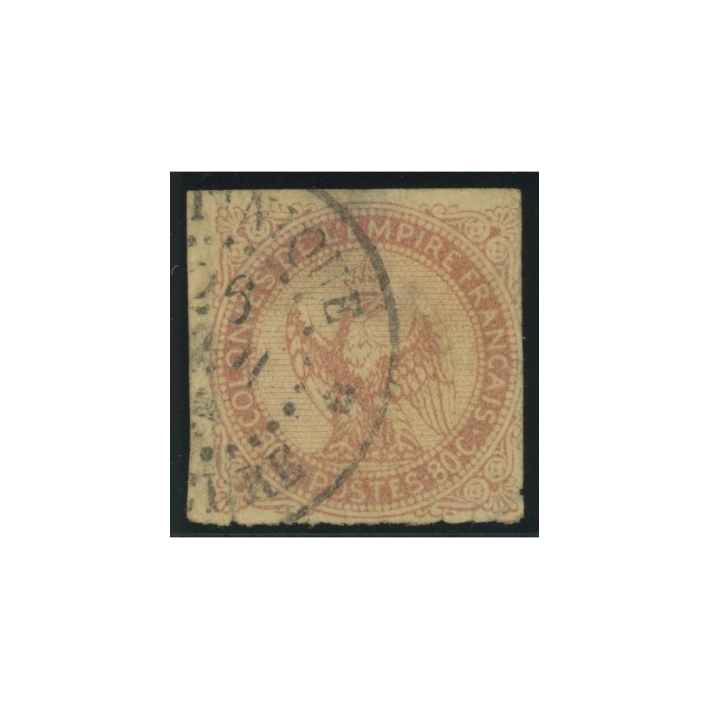 Aigle impériale YT 6 - 80 c. rose - Oblitere cote 75 euro
