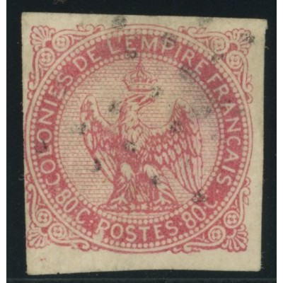 Aigle impériale YT 6 - 80 c. rose - Oblitere cote 75 euro