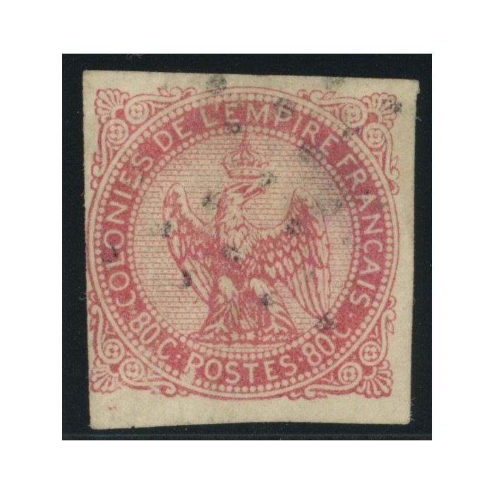 Aigle impériale YT 6 - 80 c. rose - Oblitere cote 75 euro