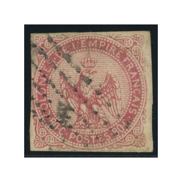 Aigle impériale YT 6 - 80 c. rose - Oblitere cote 75 euro