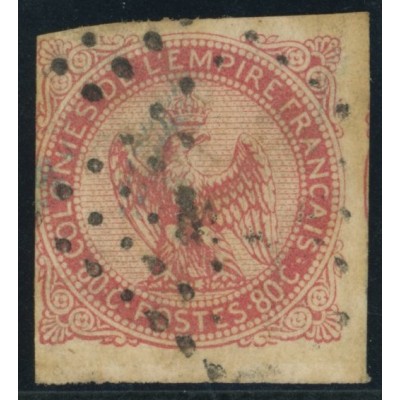 Aigle impériale YT 6 - 80 c. rose - Oblitere cote 75 euro