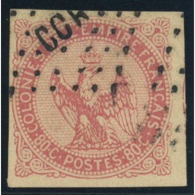 Aigle impériale YT 6 - 80 c. rose - Oblitere cote 75 euro