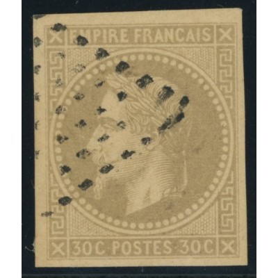 Napoléon III YT 9 - 30 c. brun - Oblitere cote 85 euro