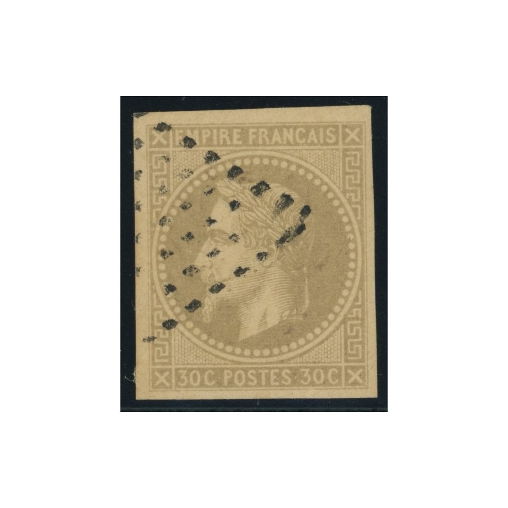 Napoléon III YT 9 - 30 c. brun - Oblitere cote 85 euro
