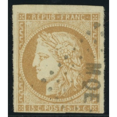 Céres YT 11 - 10 c. bistre - Oblitere cote 175 euro