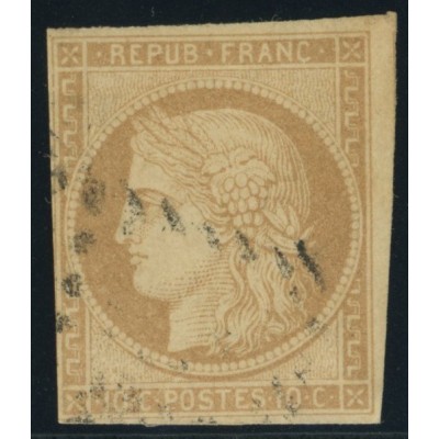 Céres YT 11 - 10 c. bistre - Oblitere cote 175 euro