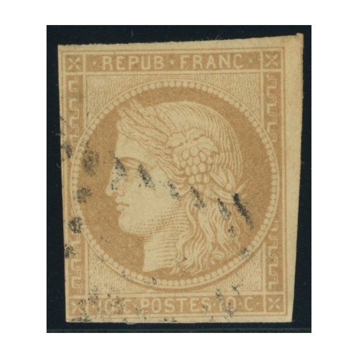 Céres YT 11 - 10 c. bistre - Oblitere cote 175 euro