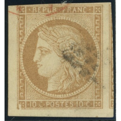 Céres YT 11 - 10 c. bistre - Oblitere cote 175 euro