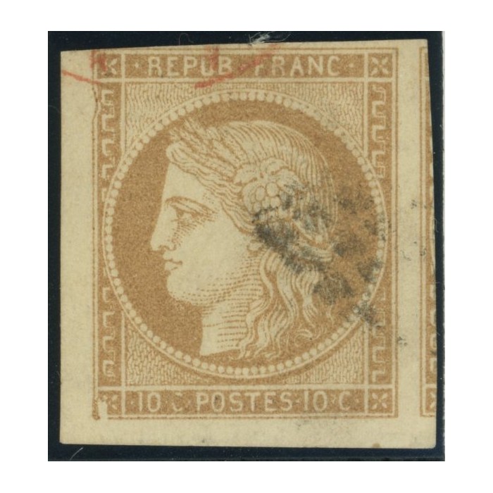 Céres YT 11 - 10 c. bistre - Oblitere cote 175 euro