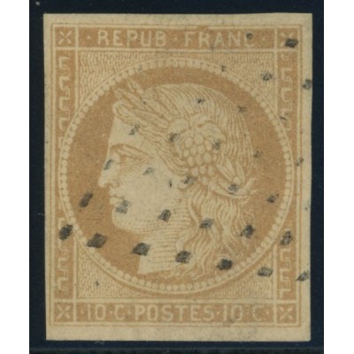 Céres YT 11 - 10 c. bistre - Oblitere cote 175 euro