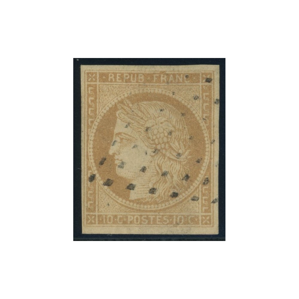 Céres YT 11 - 10 c. bistre - Oblitere cote 175 euro