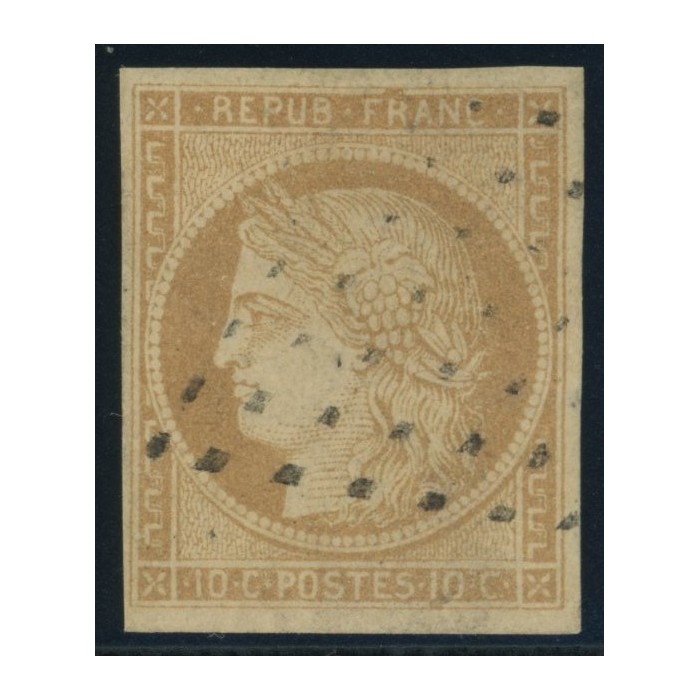 Céres YT 11 - 10 c. bistre - Oblitere cote 175 euro