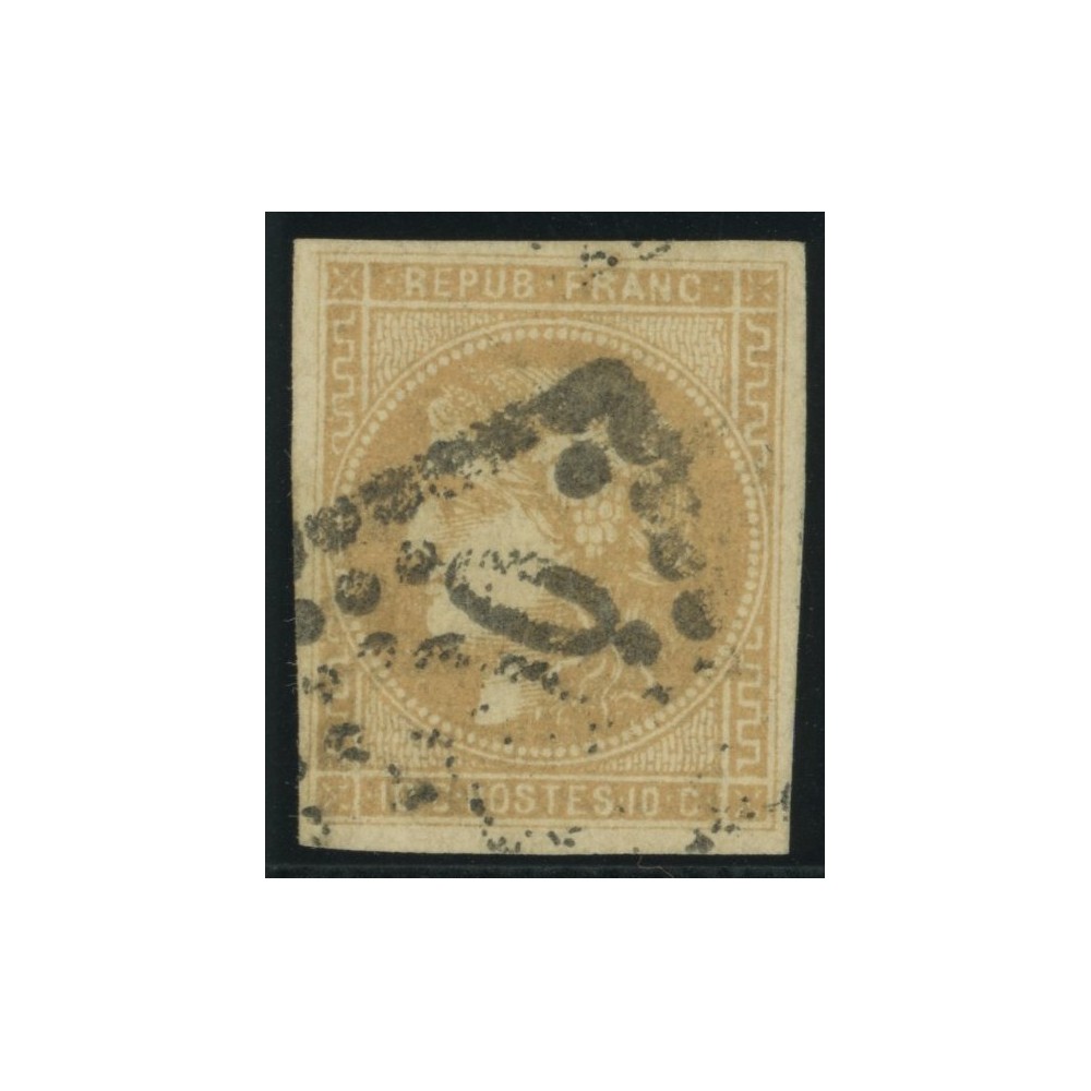 Céres YT 11 - 10 c. bistre - Oblitere cote 175 euro