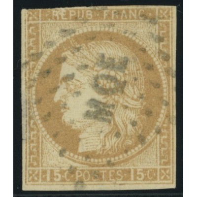 Céres YT 11 - 10 c. bistre - Oblitere cote 175 euro