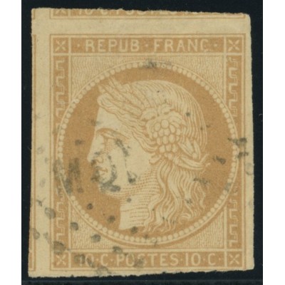 Céres YT 11 - 10 c. bistre - Oblitere cote 175 euro