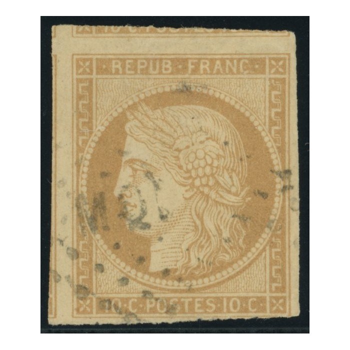 Céres YT 11 - 10 c. bistre - Oblitere cote 175 euro