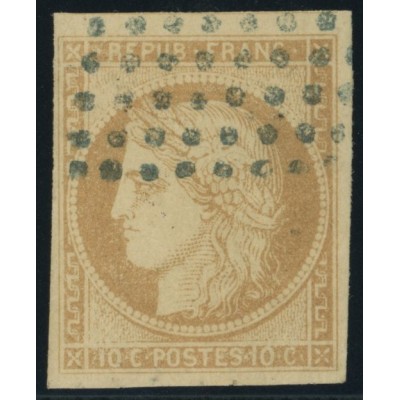 Céres YT 11 - 10 c. bistre - Oblitere cote 175 euro