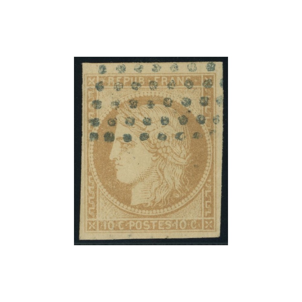 Céres YT 11 - 10 c. bistre - Oblitere cote 175 euro