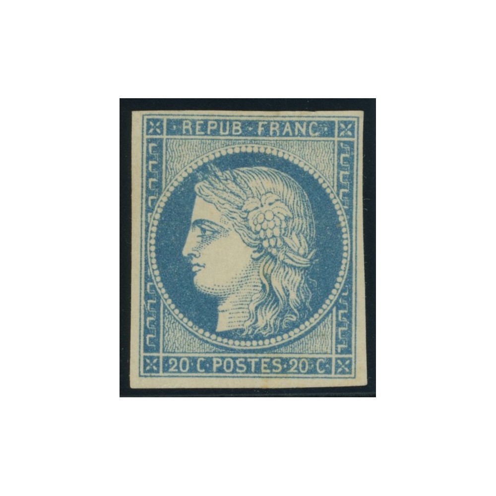Céres YT 12 - 20 c. bleu - Neuf x cote 700 euro