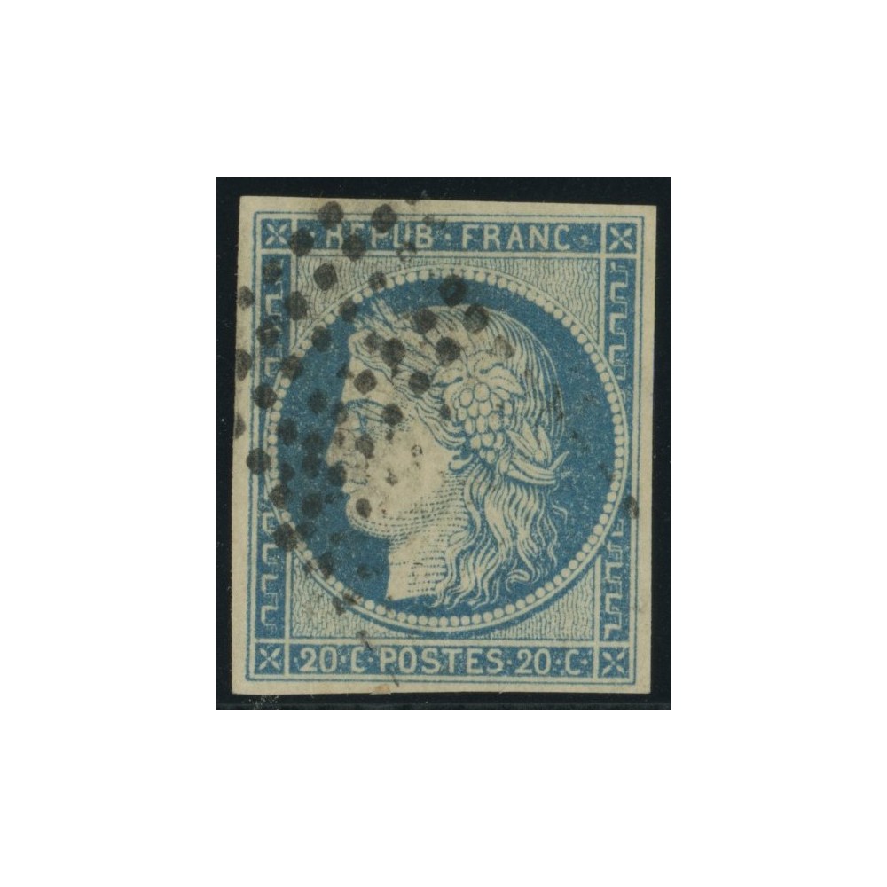 Céres YT 12 - 20 c. bleu - Oblitere cote 160 euro