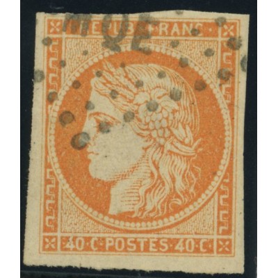 Céres YT 13 - 40 c. orange - Oblitere cote 20 euro