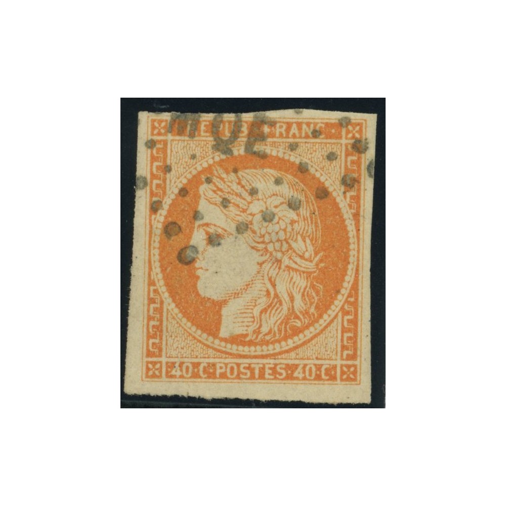 Céres YT 13 - 40 c. orange - Oblitere cote 20 euro