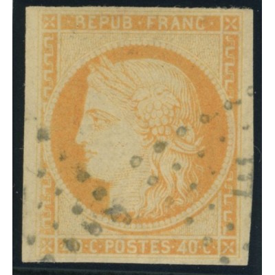Céres YT 13 - 40 c. orange - Oblitere cote 20 euro