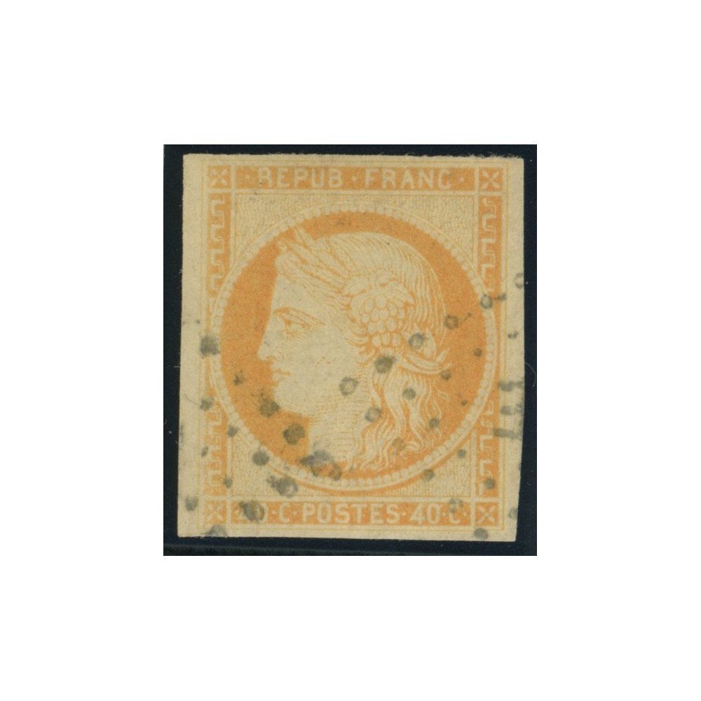 Céres YT 13 - 40 c. orange - Oblitere cote 20 euro