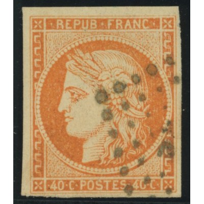 Céres YT 13 - 40 c. orange - Oblitere cote 20 euro