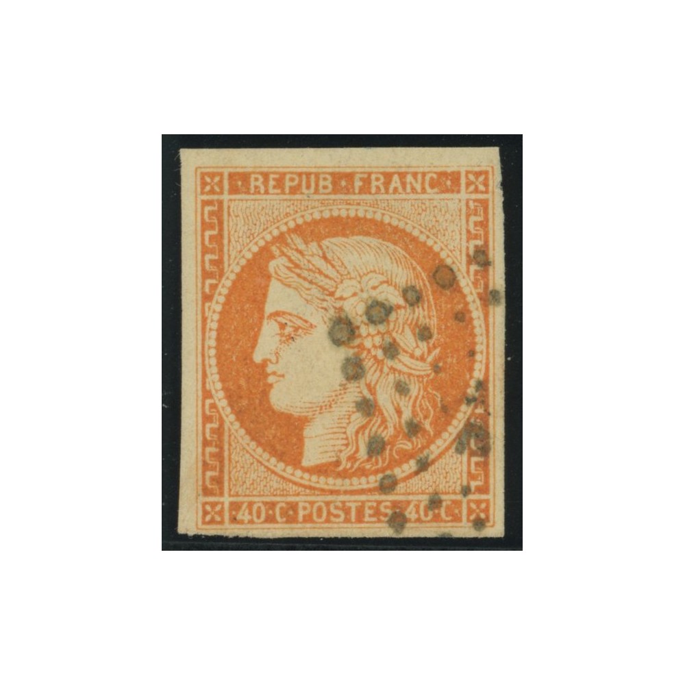 Céres YT 13 - 40 c. orange - Oblitere cote 20 euro