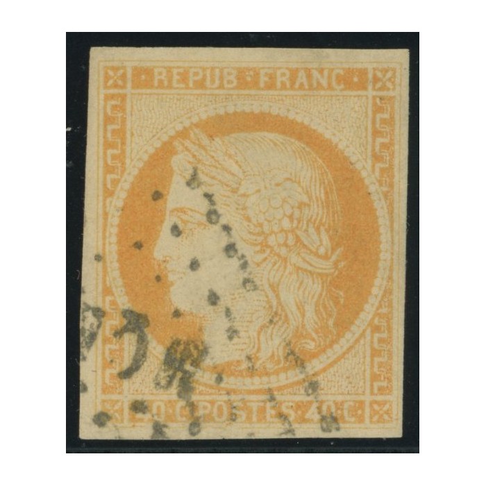 Céres YT 13 - 40 c. orange - Oblitere cote 20 euro