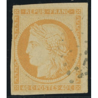Céres YT 13 - 40 c. orange - Oblitere cote 20 euro