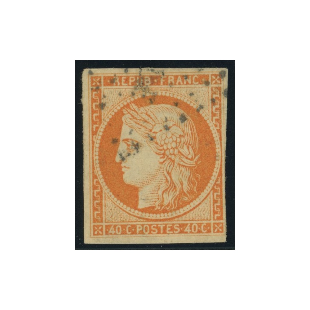 Céres YT 13 - 40 c. orange - Oblitere cote 20 euro
